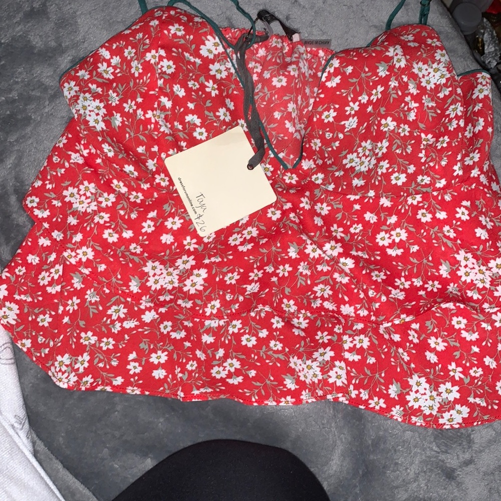 Floral tank top